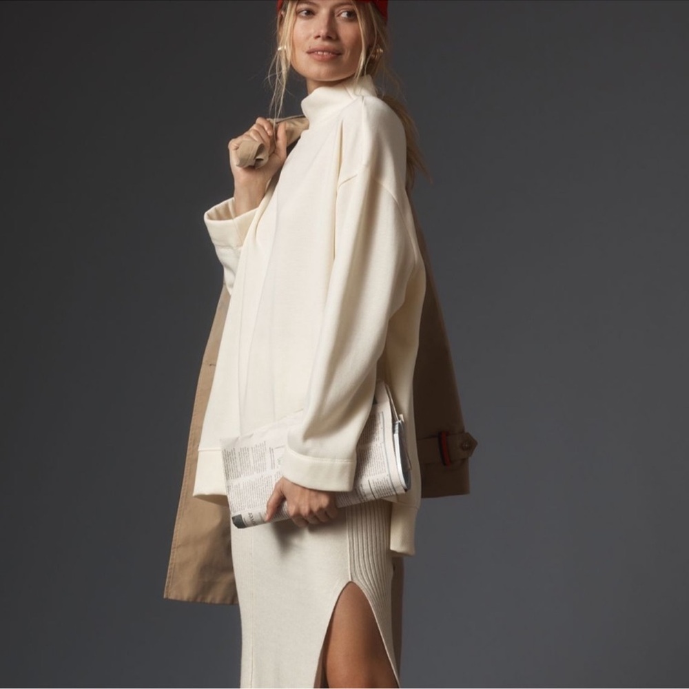 Anthropologie Maeve Funnel Neck Tunic Pullover XL - Picture 2 of 9